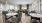 dining hall with kitchen