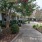paved walkways with benches