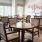 dining hall flooded with natural lighting